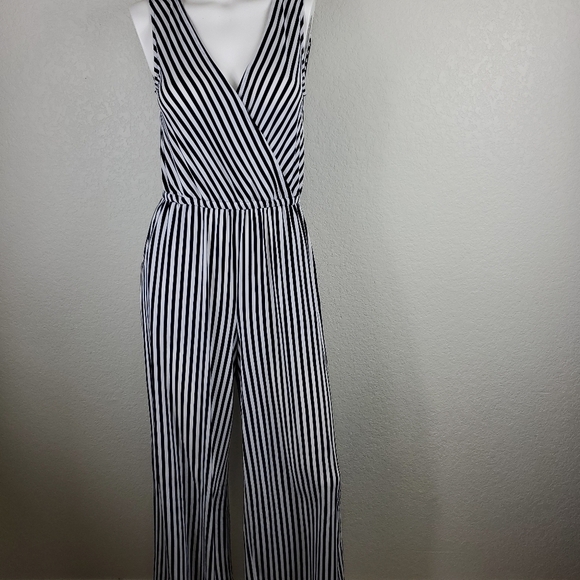 Jason Wu Blue White Striped Womens Jumpsuit Size XXS - Picture 2 of 14